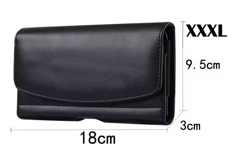 ÉTUI DE TÉLÉPHONE AVEC CLIP POUR LA CEINTURE XXXL  POUR IPHONE PRO MAX OU SAMSUNG ULTRA