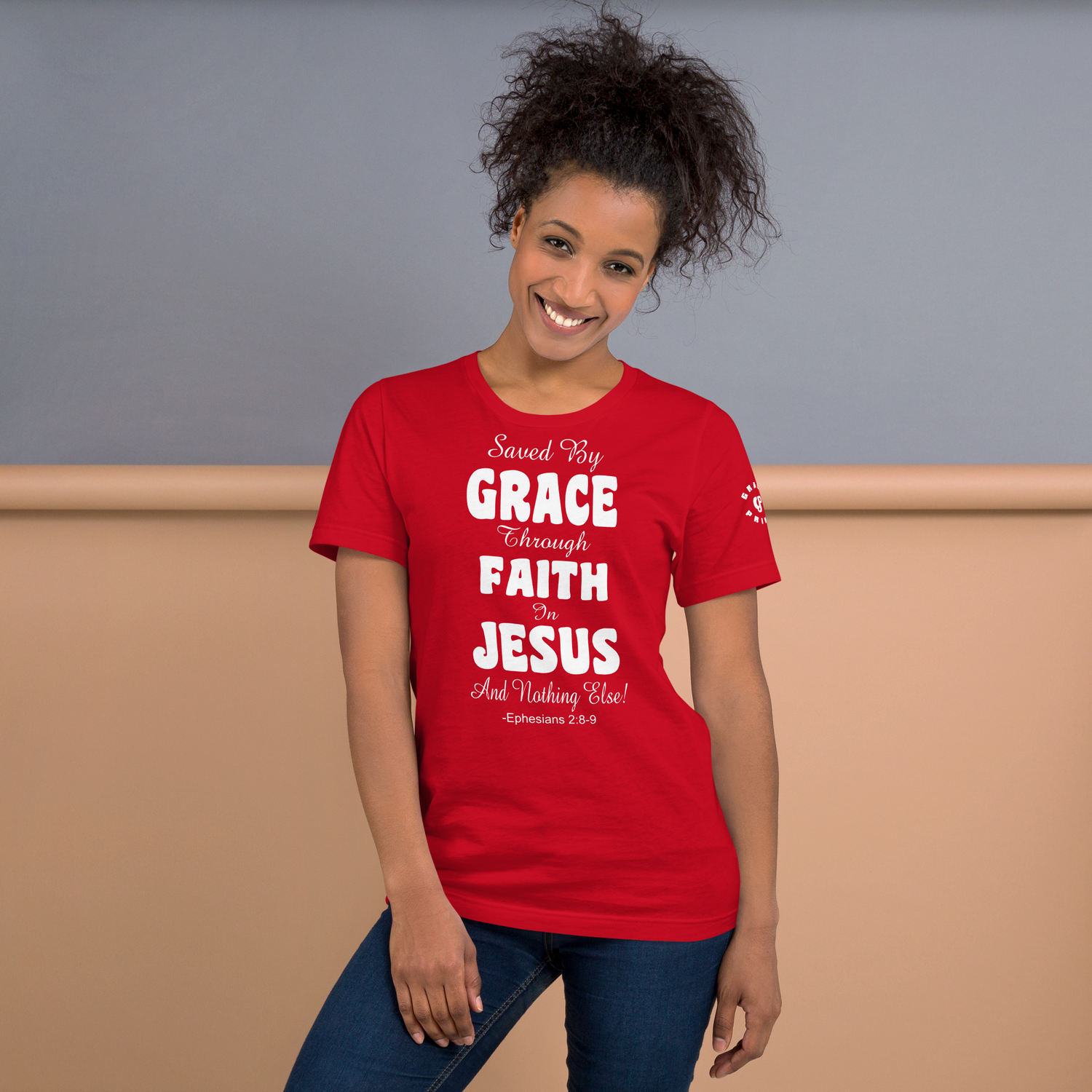 SAVED BY GRACE / Unisex Classic T-Shirt / Gildan 5000 / Short Sleeve