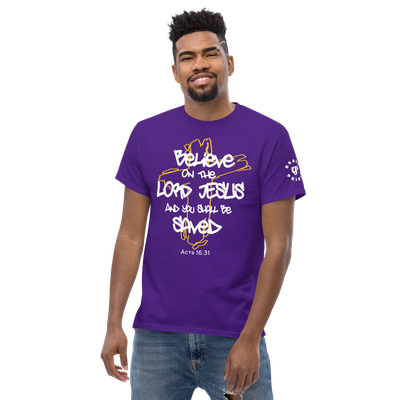 BELIEVE ON THE LORD JESUS  /  Unisex T-Shirt / Gildan 5000 / Short Sleeve
