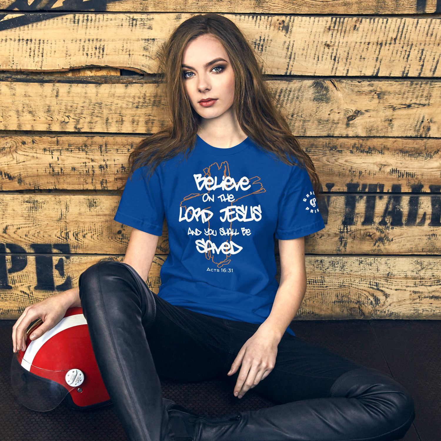 BELIEVE ON THE LORD JESUS  /  Unisex T-Shirt / Gildan 5000 / Short Sleeve