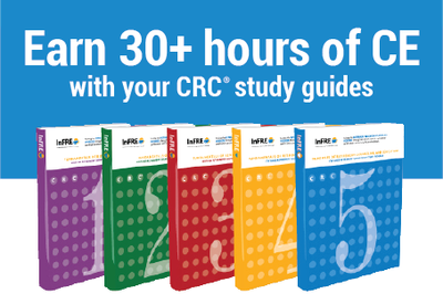 CRC Study Guide Quizzes Used for CRC CE Credit