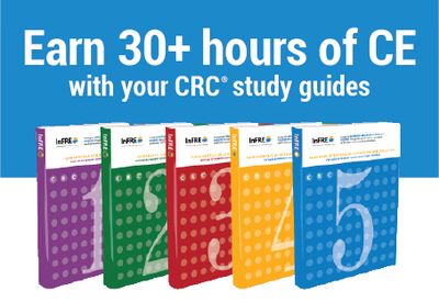 CRC Study Guide Quizzes Used for CRC CE Credit CRC Study Guide Quizzes Used for CRC CE Credit