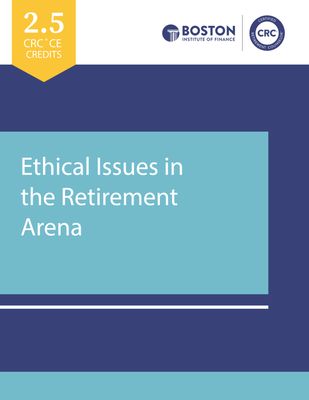 Ethical Issues in the Retirement Arena PDF Download Course Ethical Issues in the Retirement Arena PDF Download Course