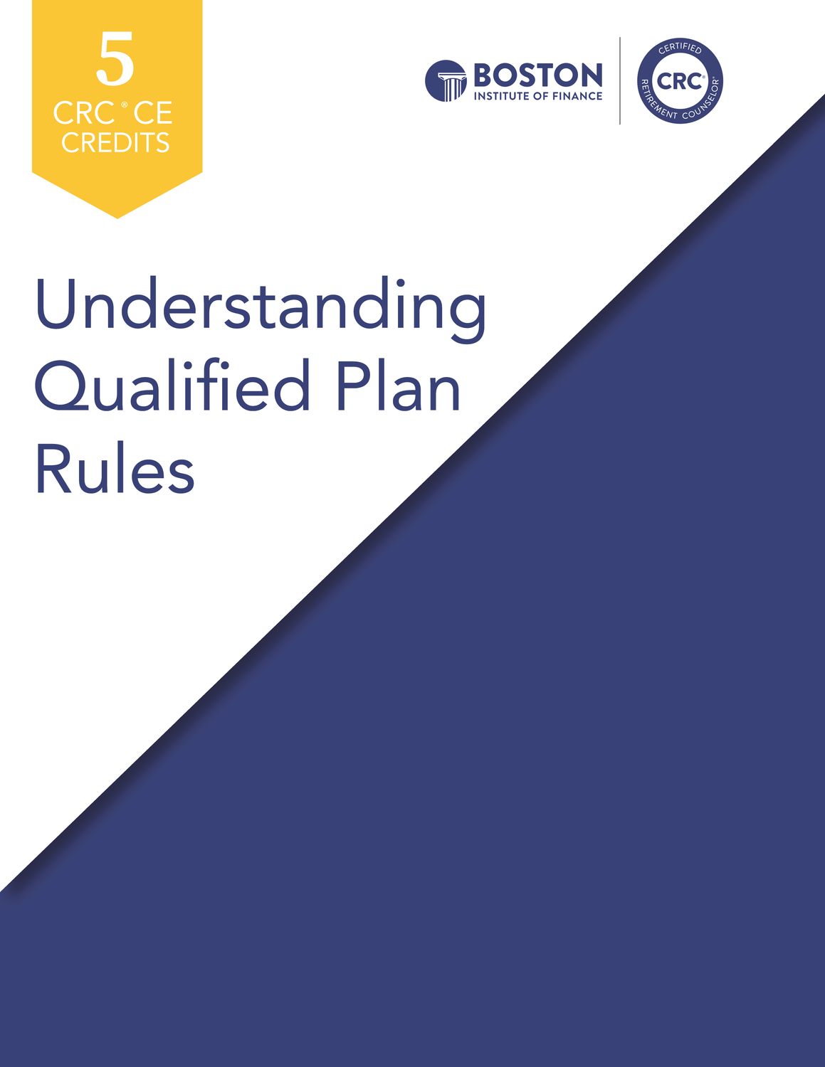 Understanding Qualified Plan Rules PDF Download Course