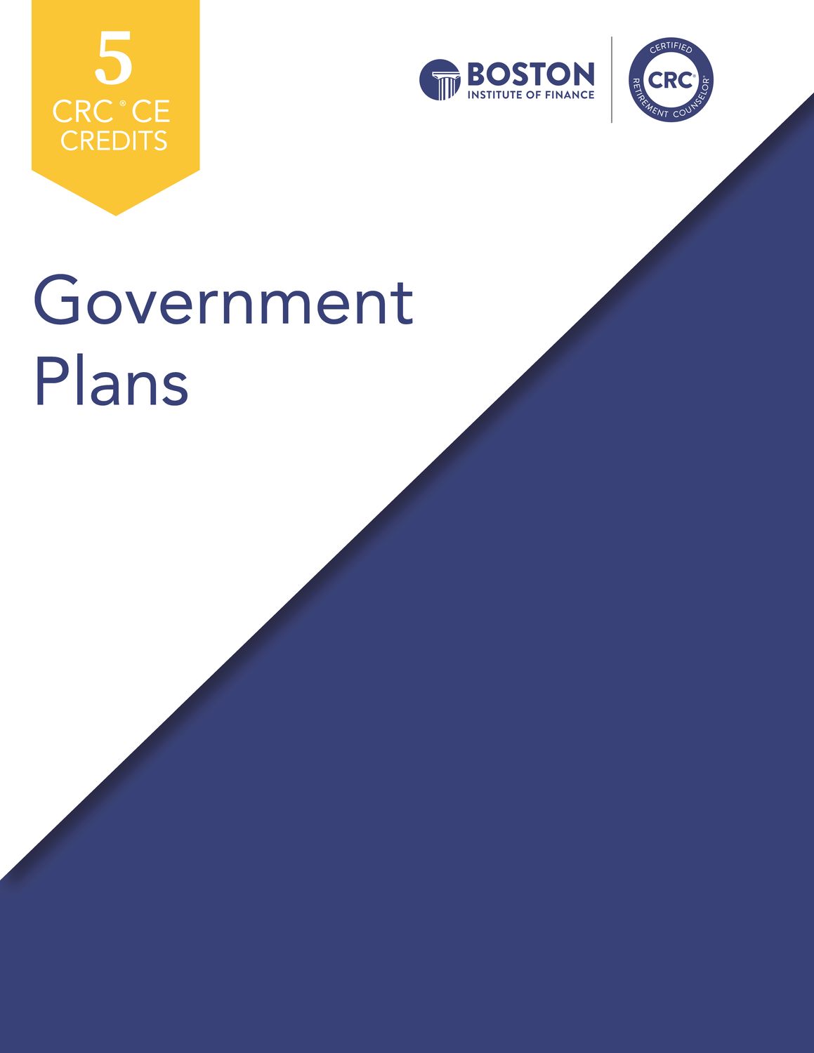Government Plans PDF Download Course