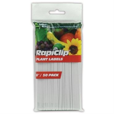 RapiClip Plant Labels 6&quot;, 50-pack