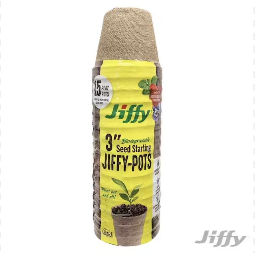 Jiffy Pots 3&quot; Pack of 15