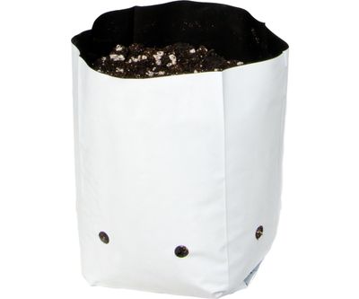 Hydrofarm Black &amp; White Grow Bag, 1/2 gal - 30 count per package