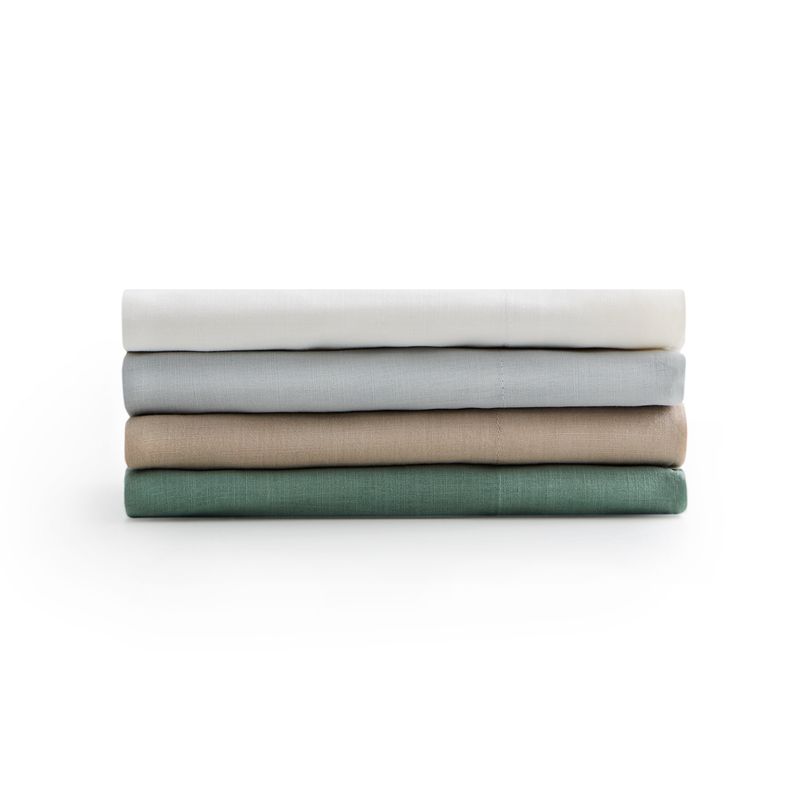 Malouf Linen-Weave Cotton Sheet Set