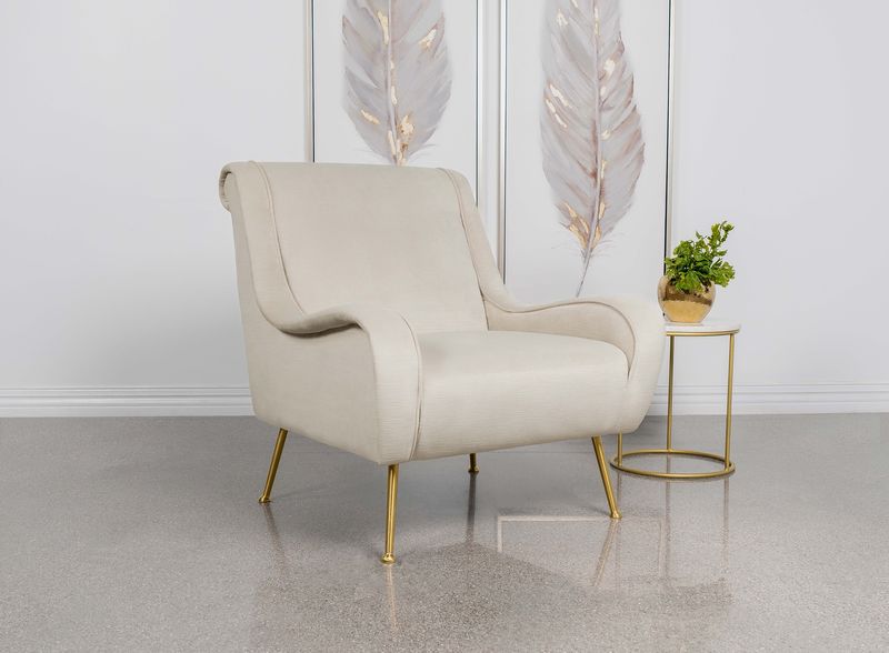 Ricci Saddle Arm Accent Chair
