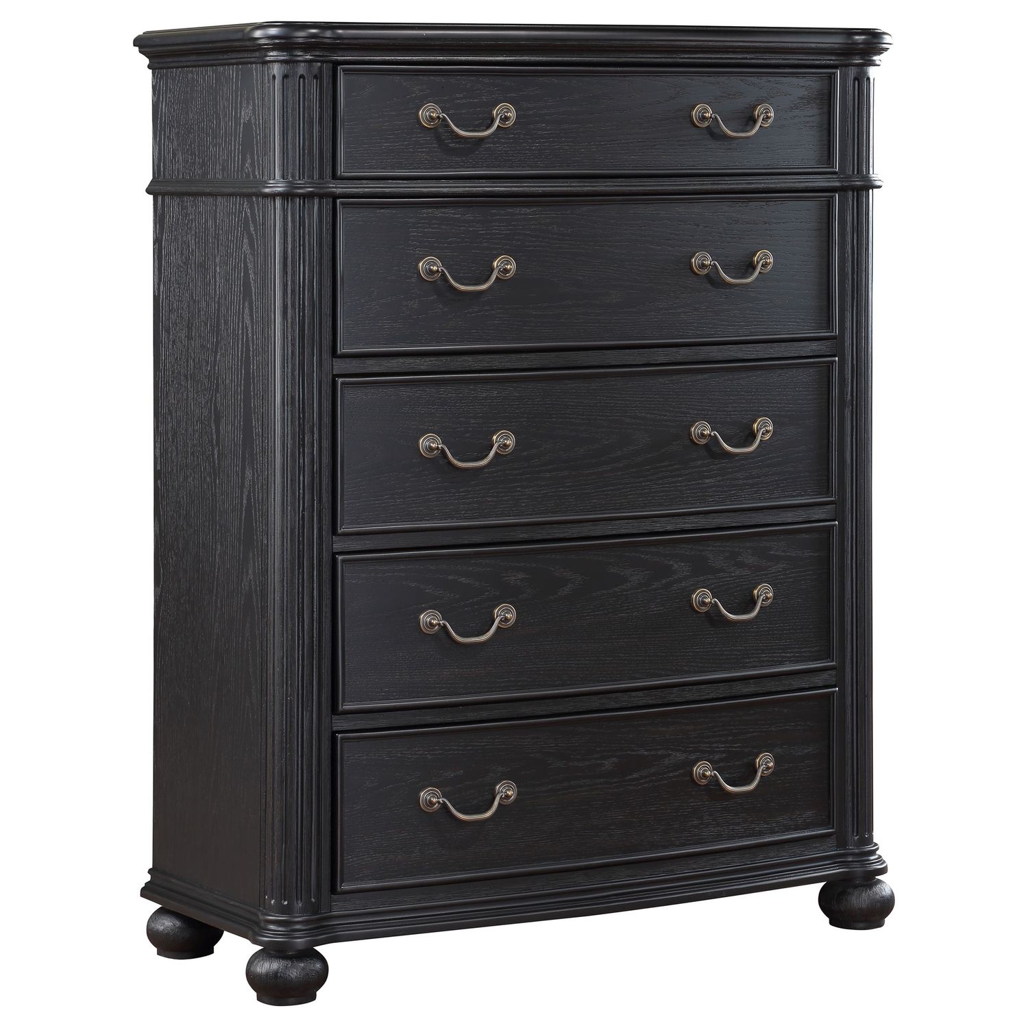 Celina 5-Drawer Bedroom Chest Black
