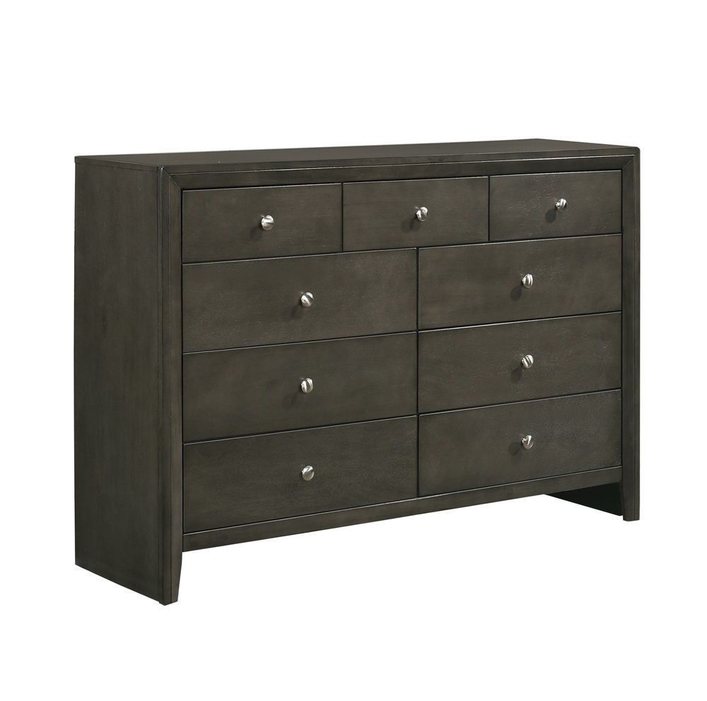 Serenity 9-Drawer Dresser, Colour: Mod Grey