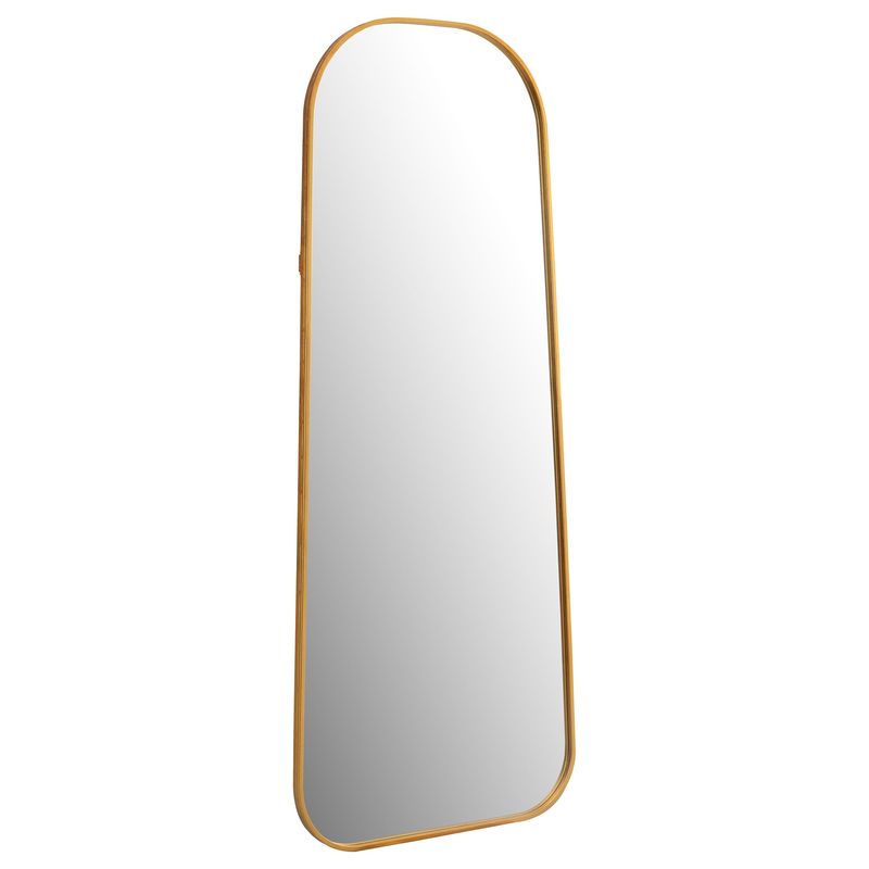 Simeon 20 X 52 Inch Full Length Floor Mirror Antique Gold