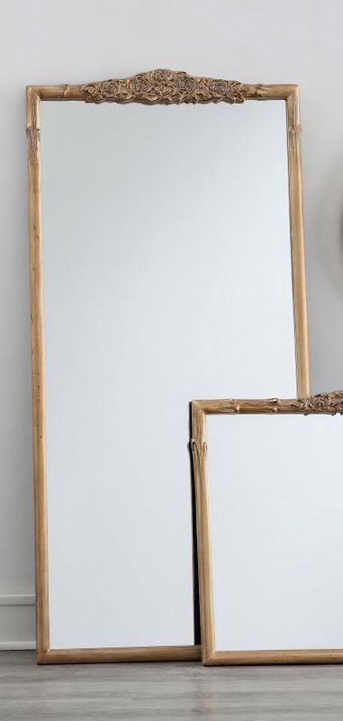 Sylvie 30x65 Inch French Provincial Floor Mirror