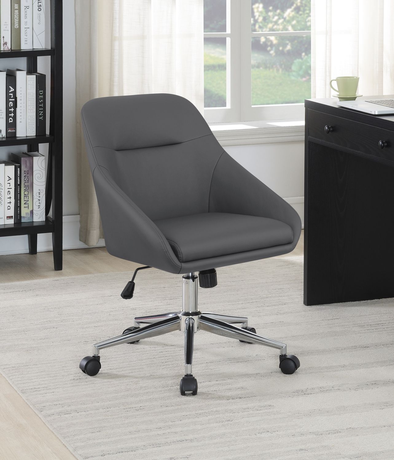 Jackman Upholstered Office Chair With Casters