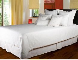 Rizzy Home Bed Skirt, Solid Ivory