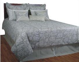 Rizzy Home Bed Skirt, Solid Khaki, Size: Queen