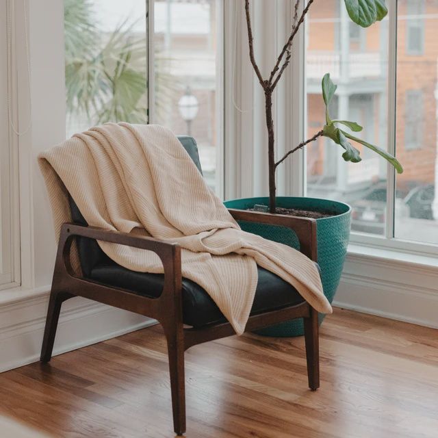 Grund Home Sea Pines 100% Organic Throw Blanket
