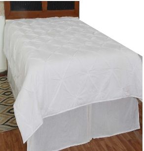 Rizzy Home Ultra Light Comforter, White, Size: King
