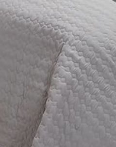 Rizzy Home Quilt, Grey Diamond Pattern