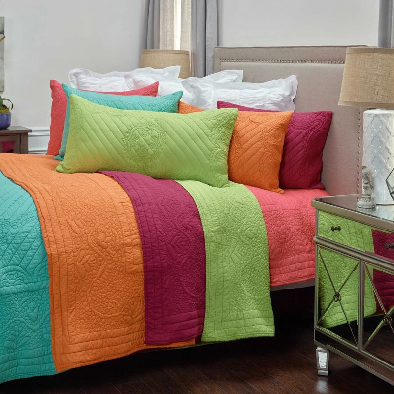Rizzy Home Embroidered Quilt