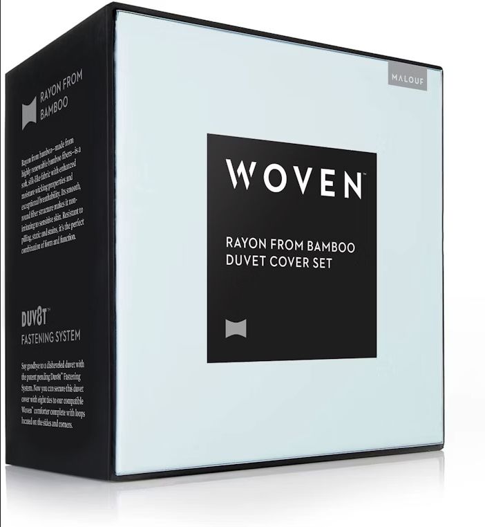 Malouf Rayon from Bamboo Duvet Cover Set