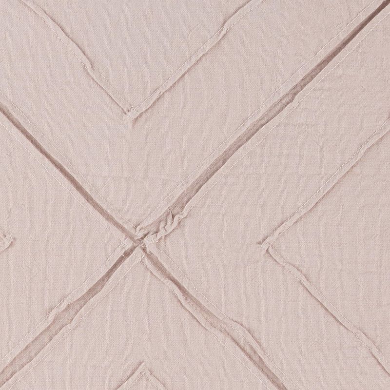 Rizzy Home Decorative Pillow, Blush Diamond Pintuck