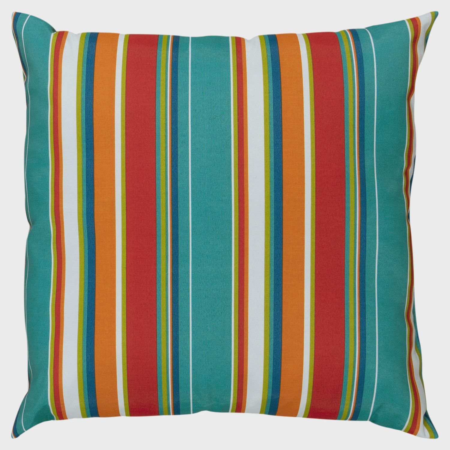 Rizzy Home Indoor/Outdoor Decorative Pillow, Multicolor Stripe