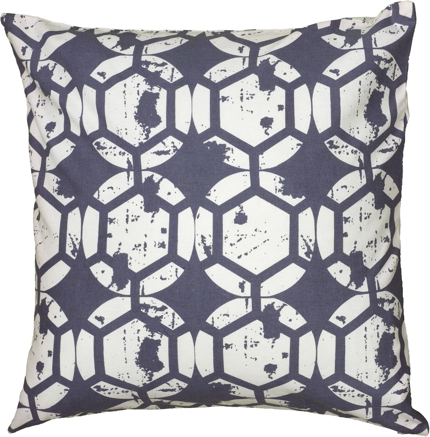 Rizzy Home Decorative Pillow,  Geometric Print Plum