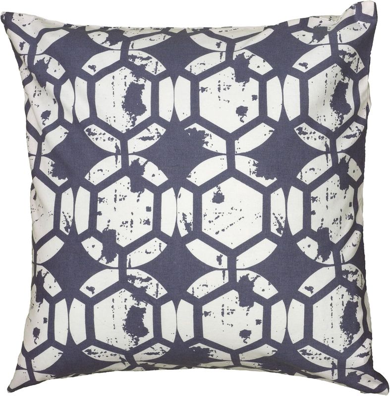 Rizzy Home Decorative Pillow,  Geometric Print Plum