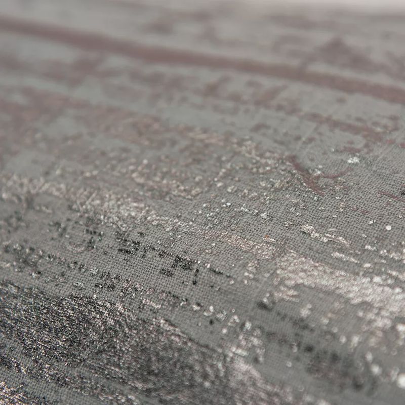 Rizzy Home Decorative Pillow, Grey With Foil Detail