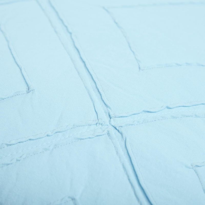 Rizzy Home Decorative Pillow, Light Blue Diamond Detail