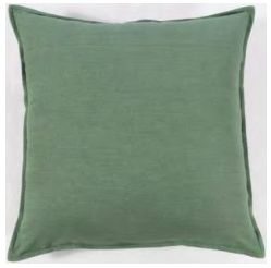 Rizzy Home Decorative Pillow, Solid Sage Green