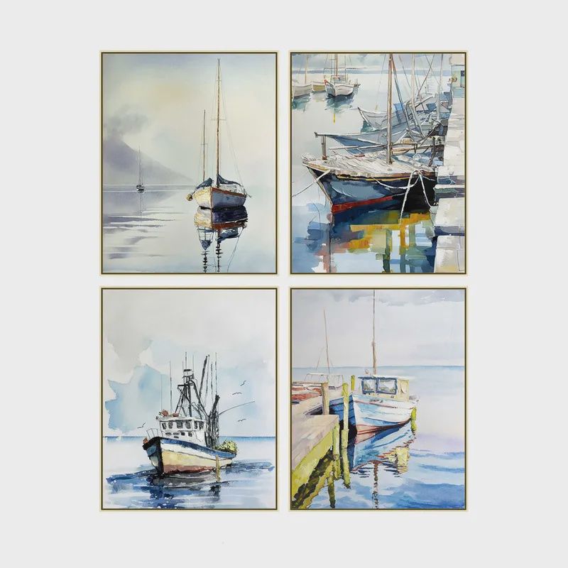 Nassau 1 Canvas Print 24x36 (Set of 4)