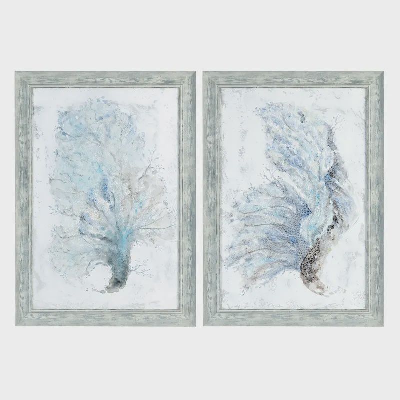 Pembroke Sea Fan Wall Art (Set of 2)