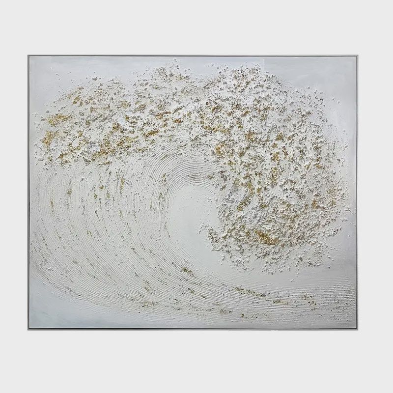 Keyport Framed Wave Painting 60x50