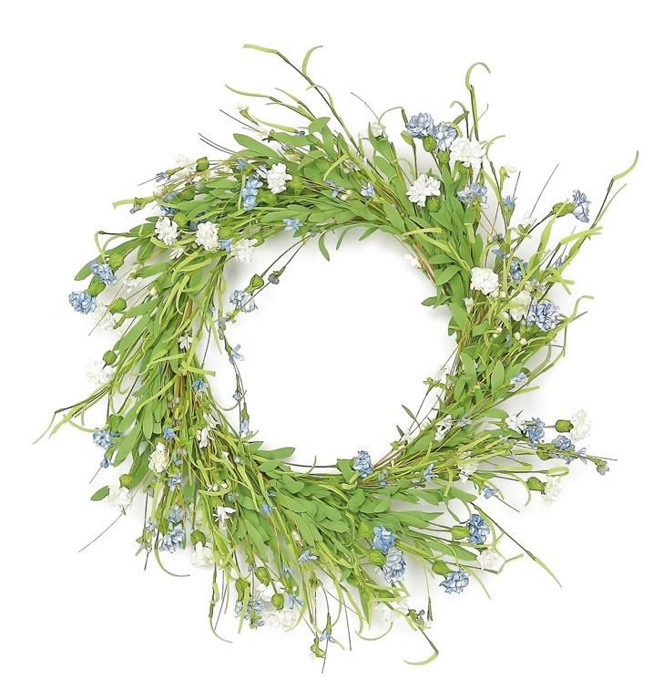 Wildflower and Grass 24&quot;  Wreath