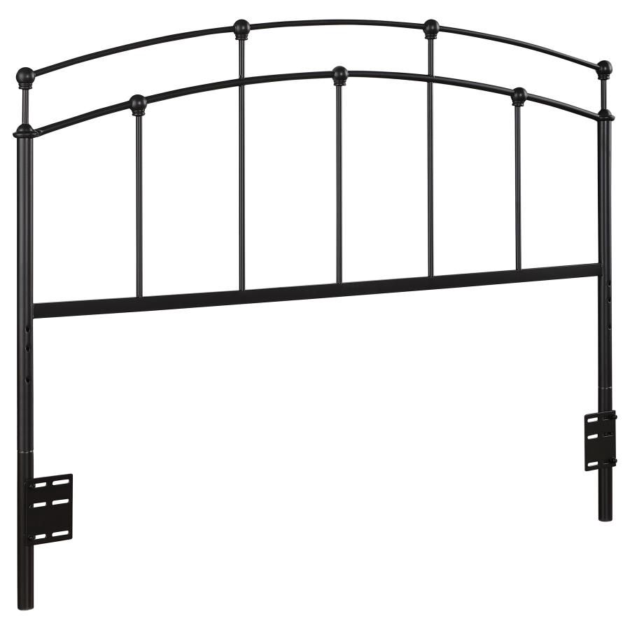 Bryant Queen / Full Metal Arched Headboard Black