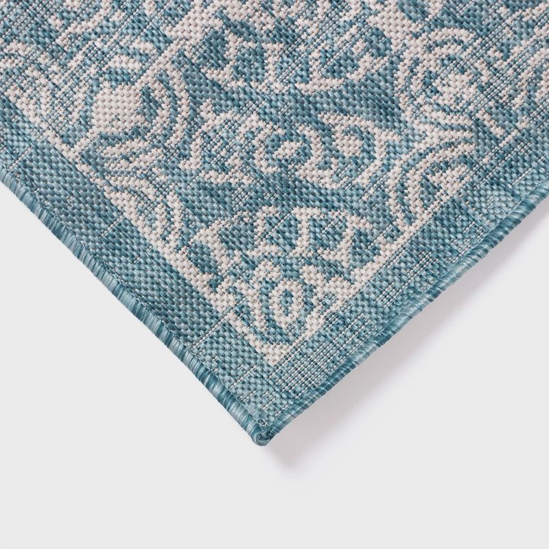 Carmel Antique Tile Indoor/Outdoor Rug Aqua