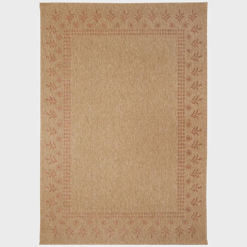 Sahara Block Print Border Indoor/Outdoor Rug