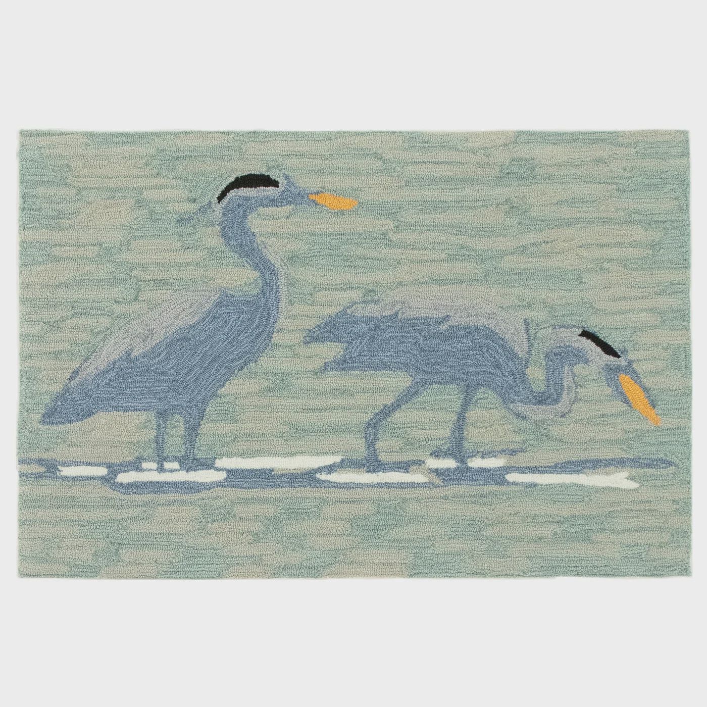 Frontporch Blue Heron 20x30&quot; Indoor/Outdoor Rug