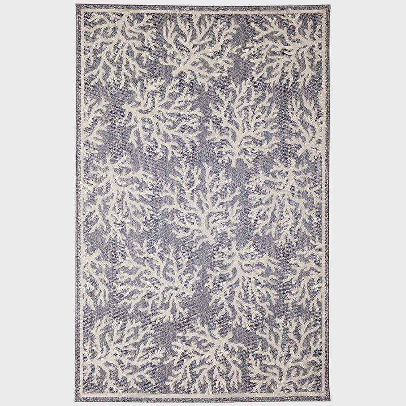 Cove Coral Indoor/Outdoor Rug Blue