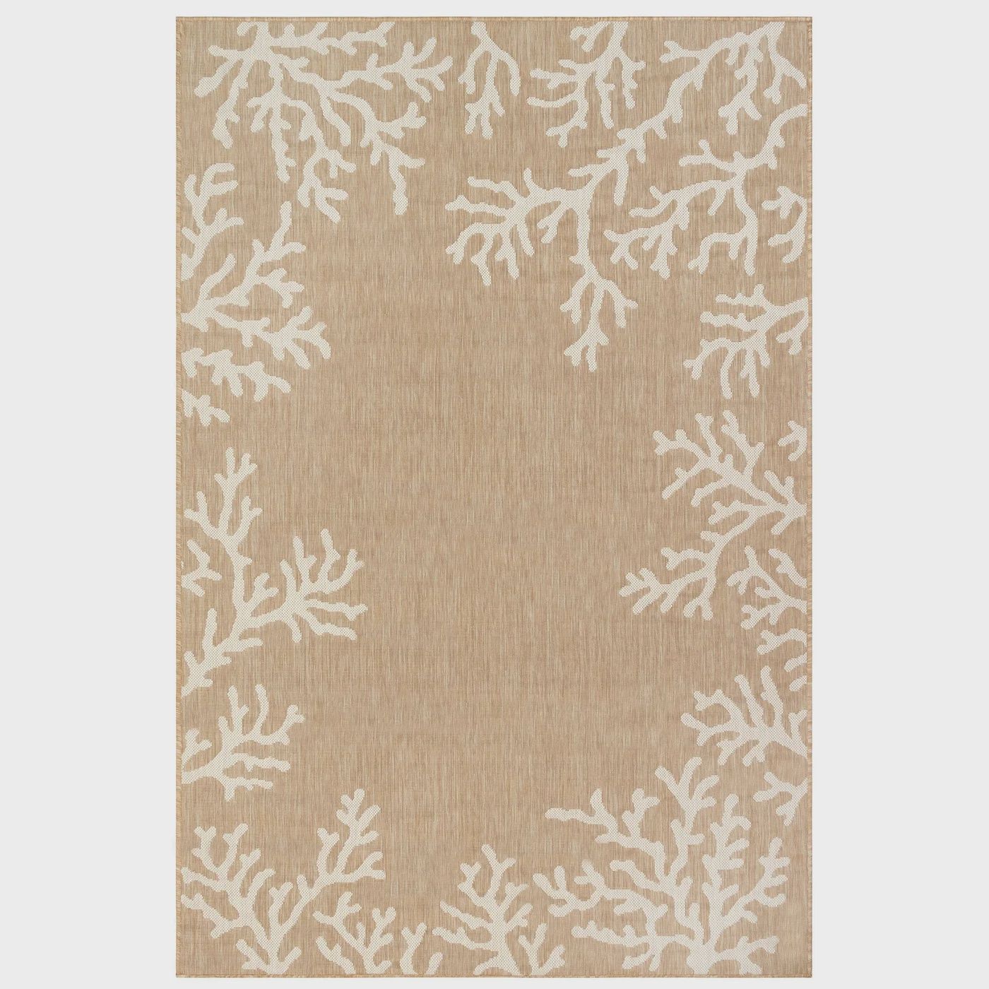 Carmel Coral Border Indoor/Outdoor Rug Sand