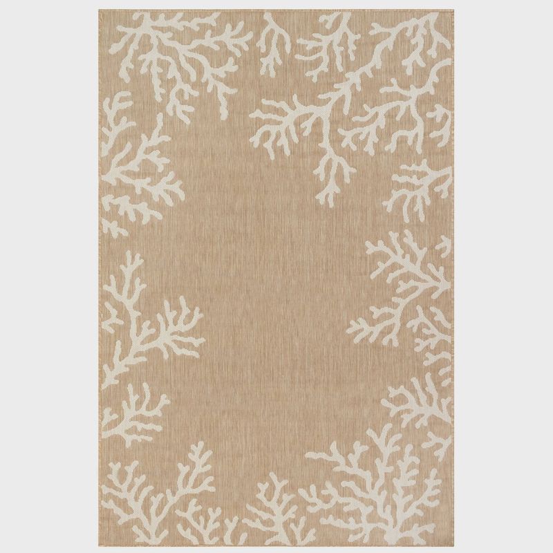 Carmel Coral Border Indoor/Outdoor Rug Sand