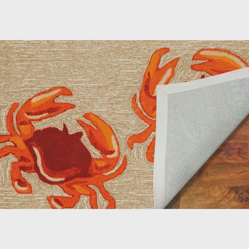 Frontporch Crabs Indoor/Outdoor 20x30' Rug Natural