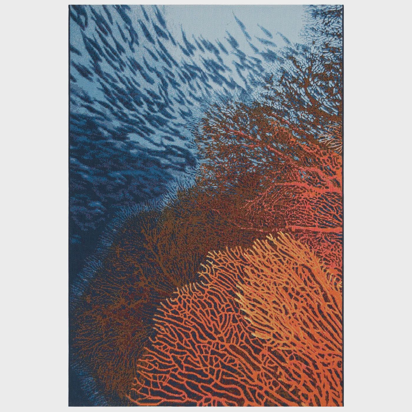 Marina Coral Indoor/Outdoor 5x7&#39; Rug Ocean
