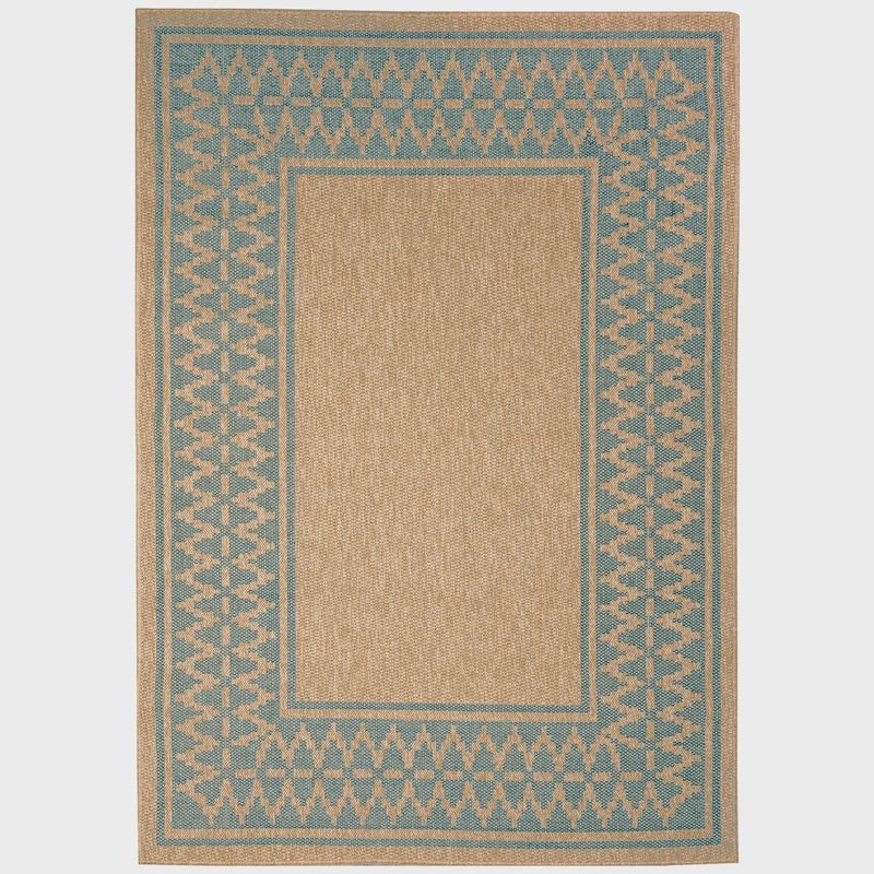 Sahara Diamond Border Indoor/Outdoor Rug