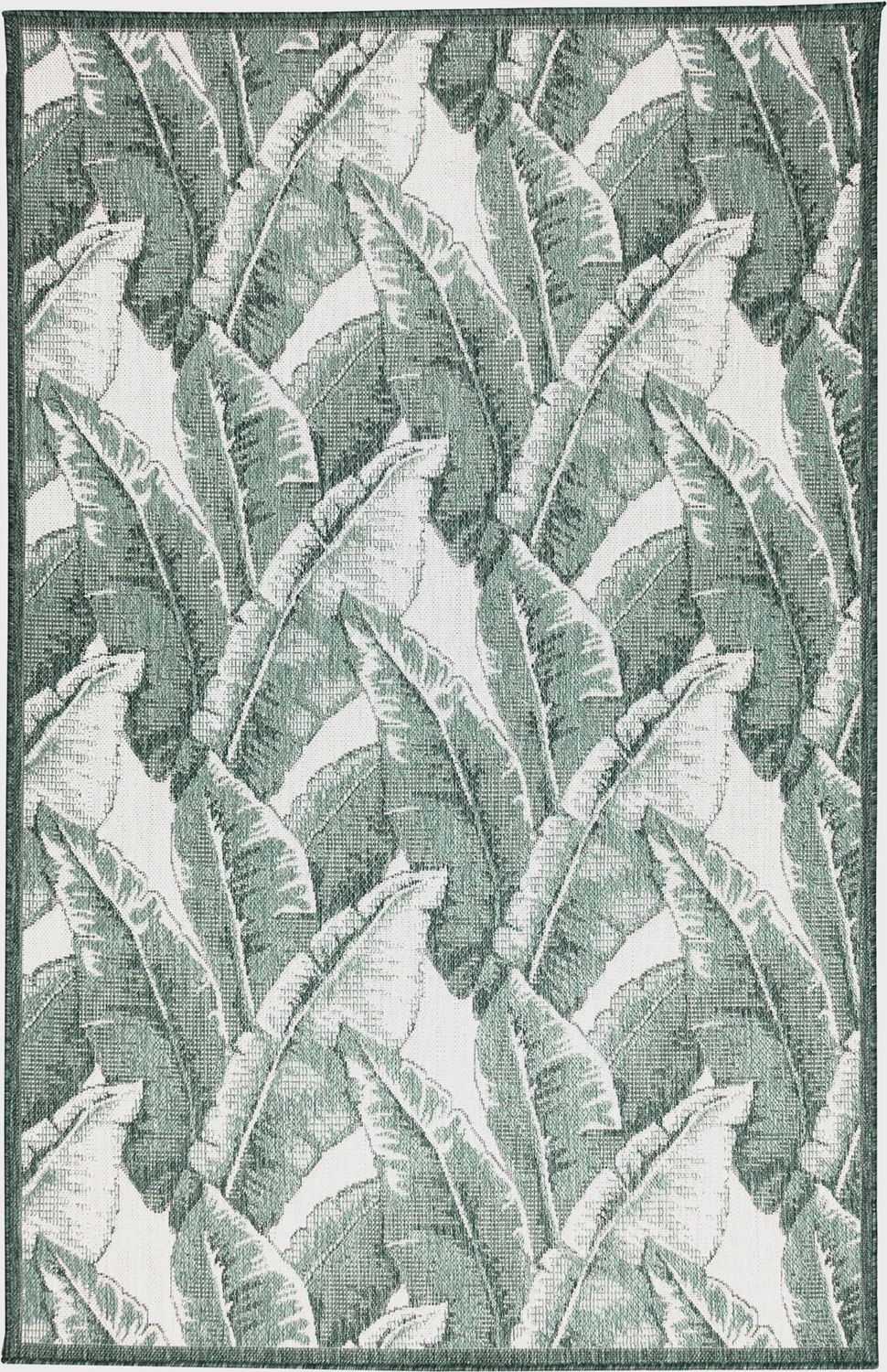 Malibu Palm Fronds Indoor/Outdoor Rug, Green
