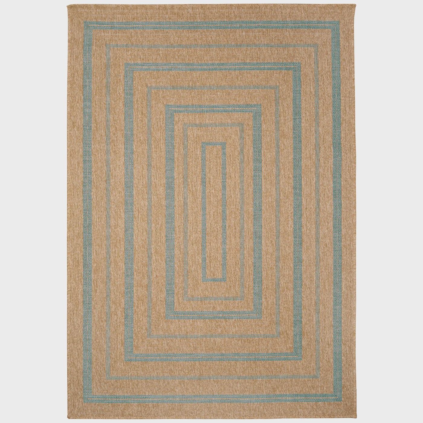 Sahara Multi Border Indoor/Outdoor Rug