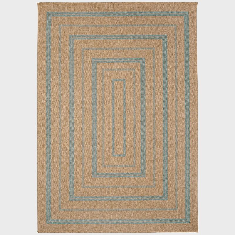 Sahara Multi Border Indoor/Outdoor Rug